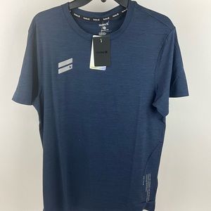 Hurley Men's Navy Blue Exist Short Sleeve Shirt new with tags